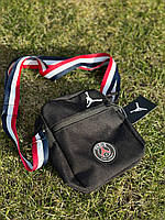 Сумка Джордан черная через плечо подростковая, Летние крутые сумки мужские Jordan PSG Барсетка маленькая