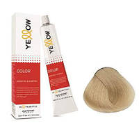 Краска для волос - Yellow Permanent Cosmetic Coloring Cream 100 мл Италия 10,0 світлий блондин