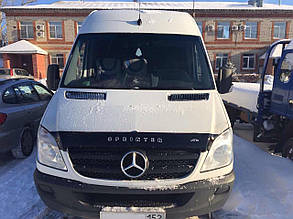 Мухобійка VT-52 Дефлектор на капот ВТ (Віп) для Mercedes-Benz Sprinter (Br.906) 2006-2013 (варіант Б)