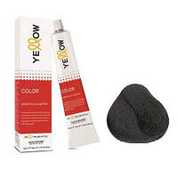 Краска для волос - Yellow Permanent Cosmetic Coloring Cream 100 мл Италия 3 темний каштан