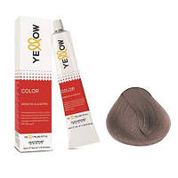 Краска для волос - Yellow Permanent Cosmetic Coloring Cream 100 мл Италия 8.21 Світлий блондин фіолетово-попелястий