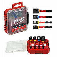 Набор магнитных головок Milwaukee Shockwave 4 шт (4932492445)