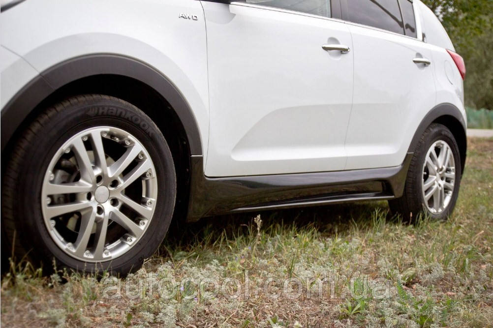 Бічні пороги KIA Sportage 2010-2013 р. в. Кіа Спортейдж, фото 1