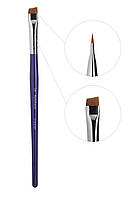 Пензлик для брів Creator Synthetic 19. скошений. cинтетичний