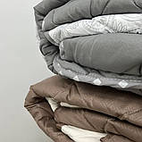 Ковдра ОДА літня Євро 200*215 см., Стьобана ковдра ODA наповнювач хлопок - Хлопкопон, фото 2