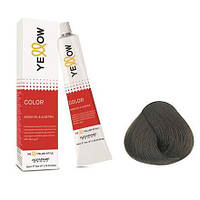 Краска для волос - Yellow Permanent Cosmetic Coloring Cream 100 мл Италия 6.1 Темний блондин попелястий