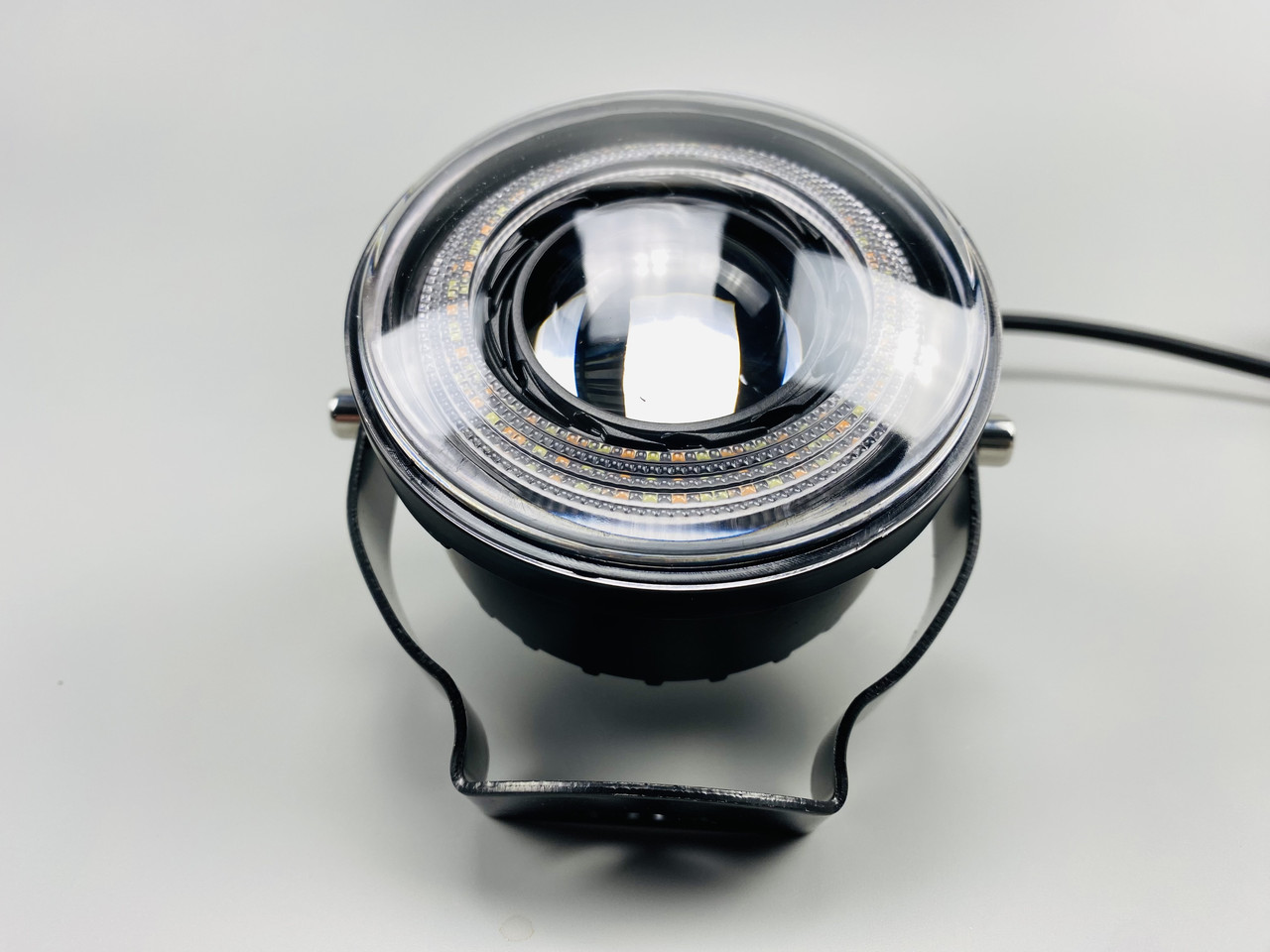 Фара LED 30W з чітким світловим кордоном великою лінзою та габаритним світлом 8-80V led chip 3570 протитуманна, фото 1