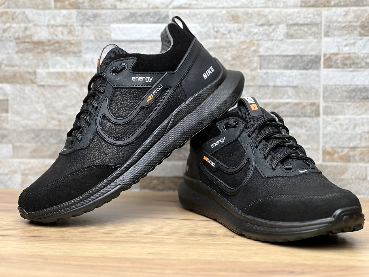 Кроссовки мужские кожаные Nike React Energy - фото 6 - id-p2123260089