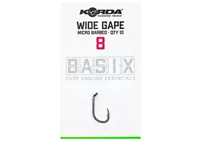 КРЮЧКИ KORDA BASIX WIDE GAPE HOOKS SIZE 8