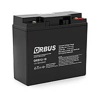 Аккумуляторная батарея ORBUS ORB1218 AGM 12V 18 Ah (180 x76x167) 5 kg Q4/192 e
