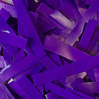 Конфетти тонкие полосочки фиолетовые, 50 грамм (Україна)
