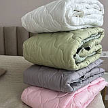 Ковдра ОДА літня Євро 200*215см., Стьобана ковдра ODA наповнювач хлопок - Хлопкопон, фото 3