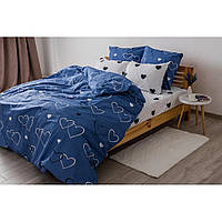 Комплект постельного белья ТЕП "Happy Sleep", NAVY BLUE LOVE 31, 50х70 см, Двуспальный