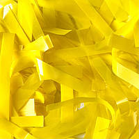 Конфетти тонкие полосочки желтые, 100 грамм (Украина)