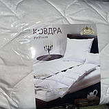 Ковдра ОДА літня Євро 200*215см., Стьобана ковдра ODA наповнювач хлопок - Хлопкопон, фото 2