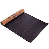 Килимок для йоги корково-каучуковий Слон Record 183x61мx0.4 cм FI-7156-5, фото 2