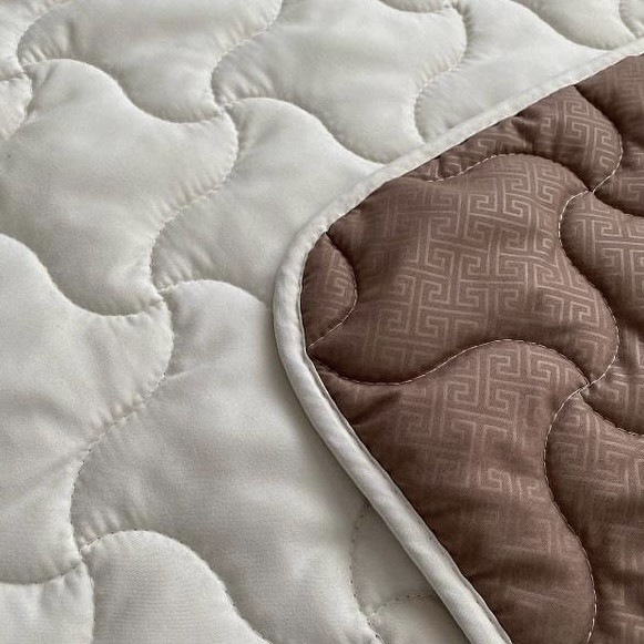 Ковдра ОДА літня Євро 200x215 см., Стьобана ковдра ODA наповнювач хлопок - Хлопкопон, фото 1