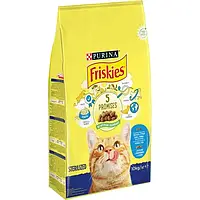 Сухий корм Friskies Sterilised для стерилізованих кішок з лососем і овочами 10 КГ