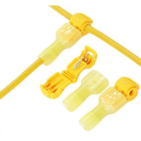 Т-образный одинарный коннектор для быстрого соединения проводов 12 ...