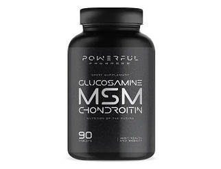 Хондропротектор Powerful Progress Glucosamine Chondroitin MSM 90 таб.