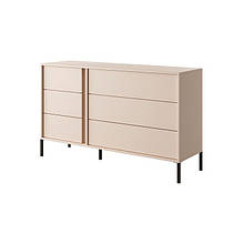 Комод в спальню з ЛДСП 6S/138 Dast (Fast) Бежевий Perfect Home