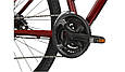Велосипед KROSS 28" Evado 4.0 Lady р.L рубіновий, фото 2