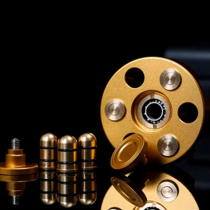 Спінер-антистрес REVOLVER GOLD іграшка з металу фіджет