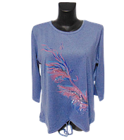 Пуловер жіночий Rbossi 1455 L-XL синій