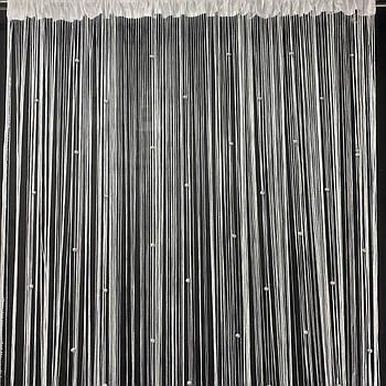 Серпанок купити для будинку квартири кімнат, серпанок для залу спальні вітальні передпокою, декоративні штори Білі (NH-7)