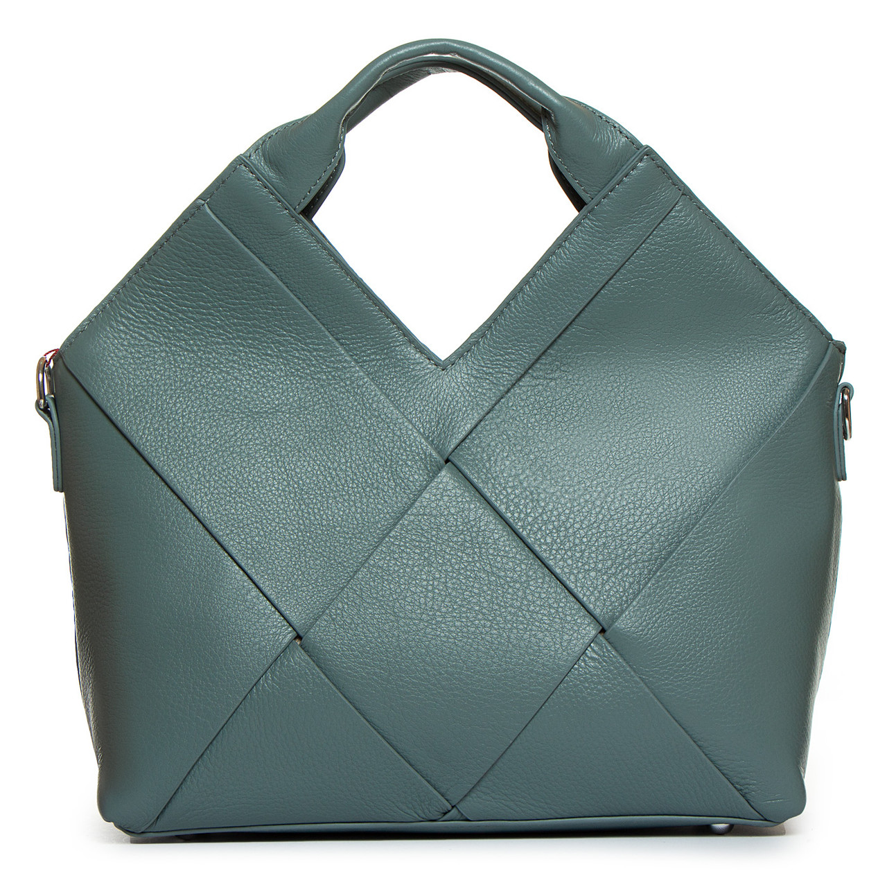 Сумка жіноча шкіряна з двома короткими ручками ALEX RAI 2038-9 l-green