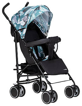 Прогулянкова коляска-тростина FreeON (5-точковий ремінь безпеки) Simple Black-Blue 8556 Чорно-блакитна
