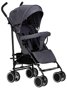 Прогулянкова коляска-тростина FreeON (5-точковий ремінь безпеки) Simple Grey 48532 Сіра