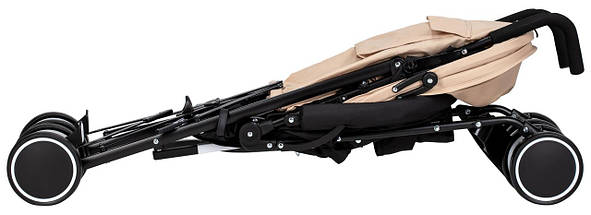 Прогулянкова коляска-тростина FreeON (5-точковий ремінь безпеки) Simple Black-Yellow 48570 Чорно-жовта, фото 2