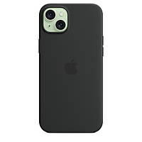 Чехол для телефона Apple iPhone 15 Plus, чехол MagSafe iPhone 15 Plus черный