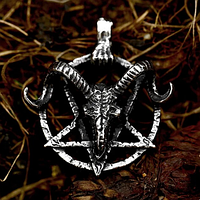 Большой кулон 3D The Sigil of Baphomet сталь 316L Вечный 35 грамм