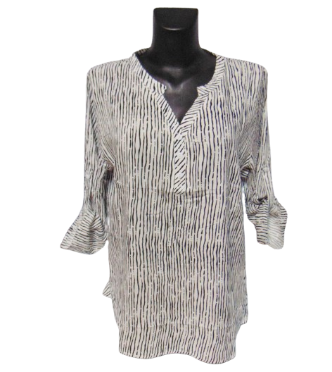 Блуза штапель Rbossi 6047 XL біла