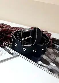 Універсальний модний жіночий пасок з люверсами "Belt"