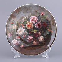 Декоративная тарелка Adekor Цветы 19 см 662-575