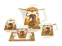Чайный фарфоровый набор Lefard Жаркая Африка на 15 предметов 586-020