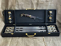 Набор шампуров с бронзовыми рюмками и ножом Люкс Nb Art 11 предметов 47330052