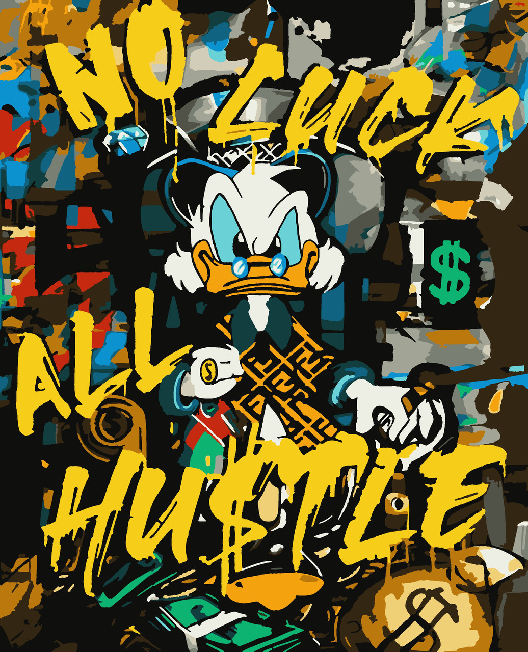 Картини за номерами "Скрудж" (з золотими фарбами) 40*50 см