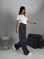 Класичні жіночі брюки палаццо зі стрілками Bld469, фото 5