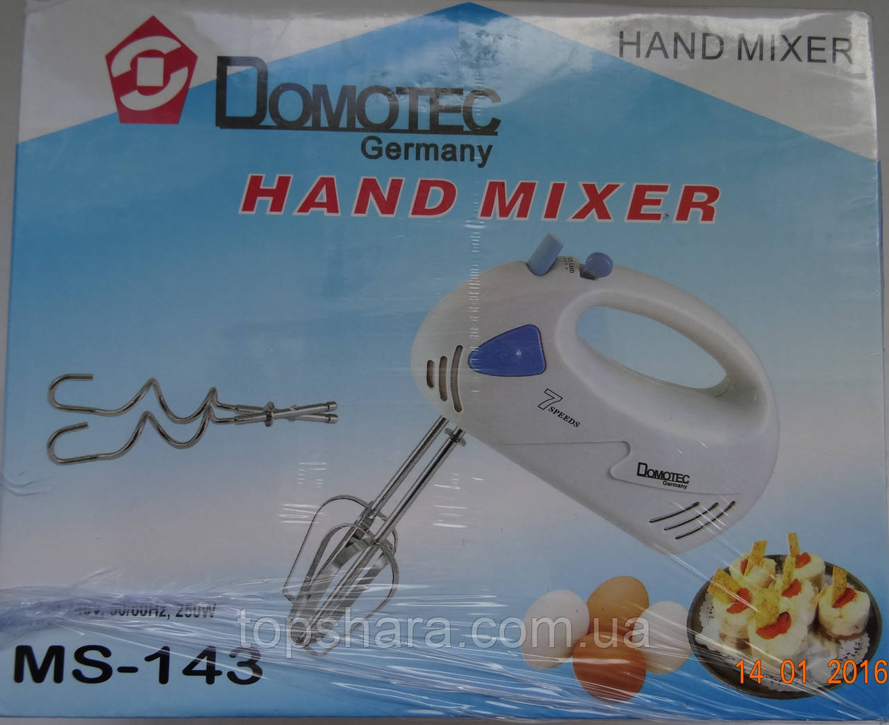 Ручний міксер Domotec Germany MS 143