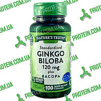 Гінкго Білоба Бакопа Nature's Truth Ginkgo Biloba 120 мг plus Bacopa 100 капс