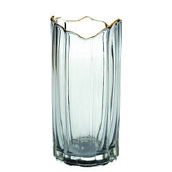 Скляна настільна ваза "Туман" 24х12 см 18605-042
