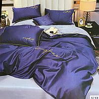 Євро комплект сатинової постільної білизни високої якості