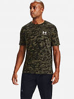 Чоловіча камуфляжна чорна з жакі футболка UA ABC CAMO SS Under Armour ,M,L, 1357727-001