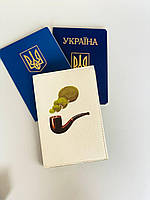 Обложка на паспорт - книжку кожа , загранпаспорт, загран паспорт венный билет