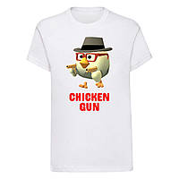 Футболка с принтом Chicken Gun