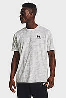 Белая с серым мужская камуфляжная футболка UA ABC CAMO SS Under Armour,р ,M,L, 1357727-100